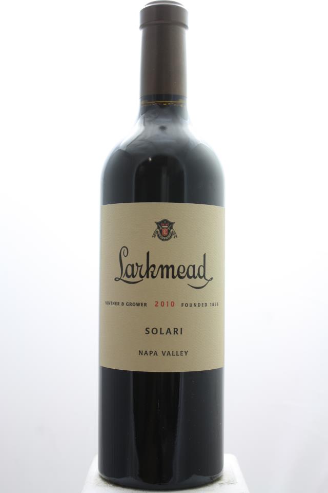 Larkmead Cabernet Sauvignon Estate Solari 2010