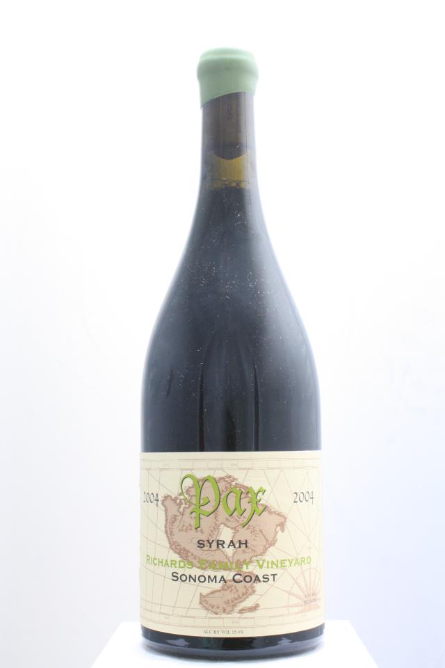 Pax Syrah Richards Family Vineyard 2004