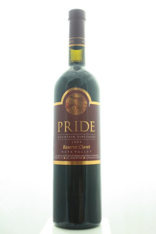 Pride Mountain Vineyards Proprietary Red Claret Reserve 1999