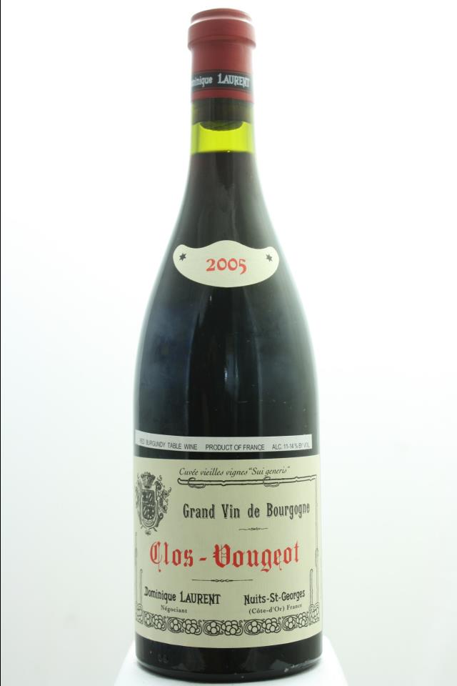 Dominique Laurent Clos de Vougeot Cuvée Vieilles Vignes Sui Generis 2005