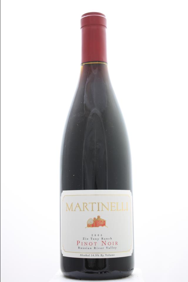 Martinelli Pinot Noir Zio Tony Ranch 2005
