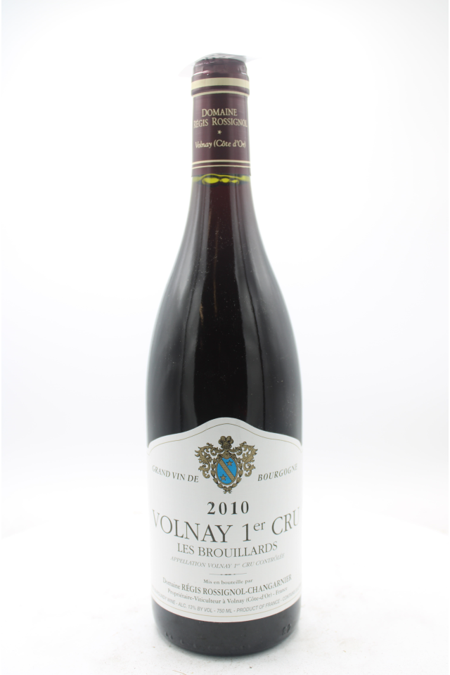 Domaine Régis Rossignol-Changarnier Volnay Les Brouillards 2010