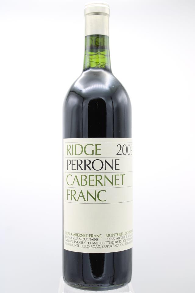 Ridge Vineyards Cabernet Franc Monte Bello Vineyard Perrone 2009