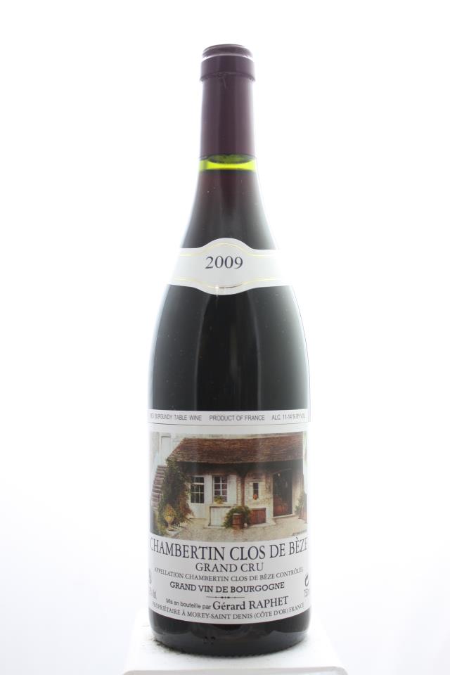Gérard Raphet Chambertin-Clos de Bèze 2009