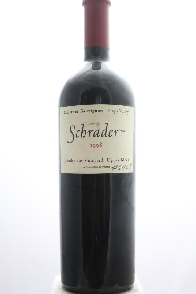 Schrader Cabernet Sauvignon Gaudeamus Vineyard Upper Block 1998