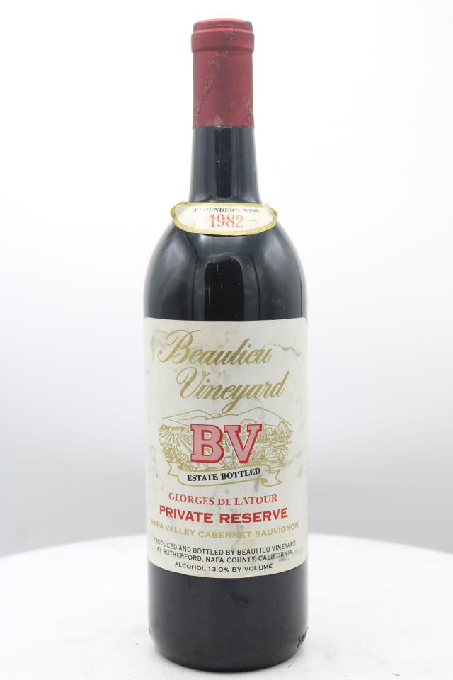 BV Cabernet Sauvignon Georges de Latour Private Reserve 1982