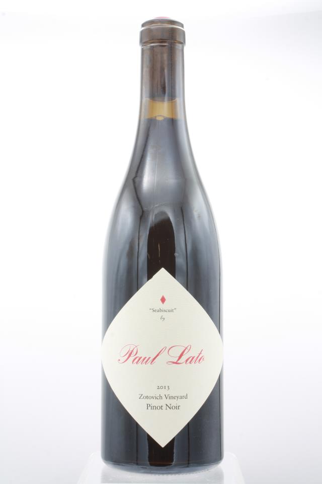 Paul Lato Pinot Noir Seabiscuit Zotovich Vineyard 2013