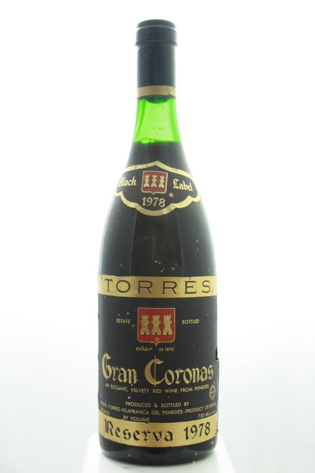 Torres Gran Coronas Reserva Black Label 1978