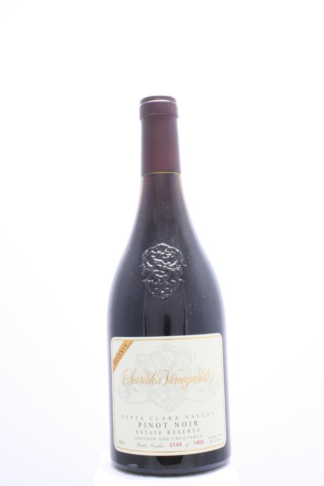 Sarah's Vineyard Pinot Noir Estate Reserve 2003