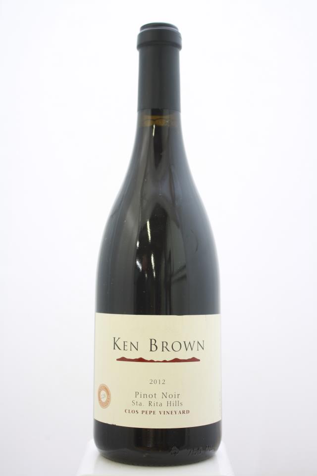 Ken Brown Pinot Noir Clos Pepe Vineyard 2012