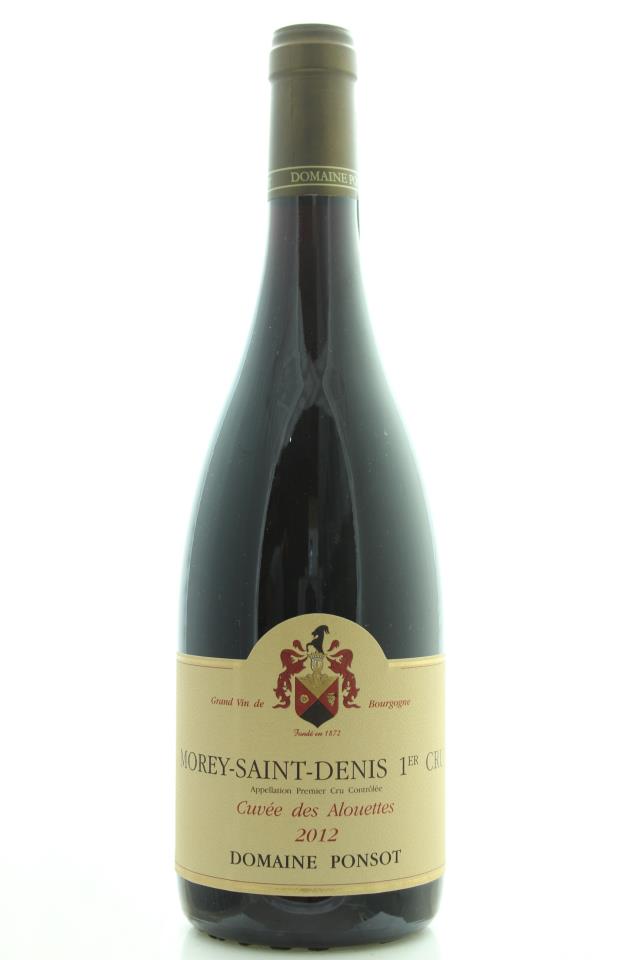 Domaine Ponsot Morey-Saint-Denis 1er Cru Cuvée des Alouettes 2012