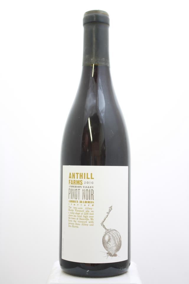 Anthill Farms Pinot Noir Abbey-Harris Vineyard 2016