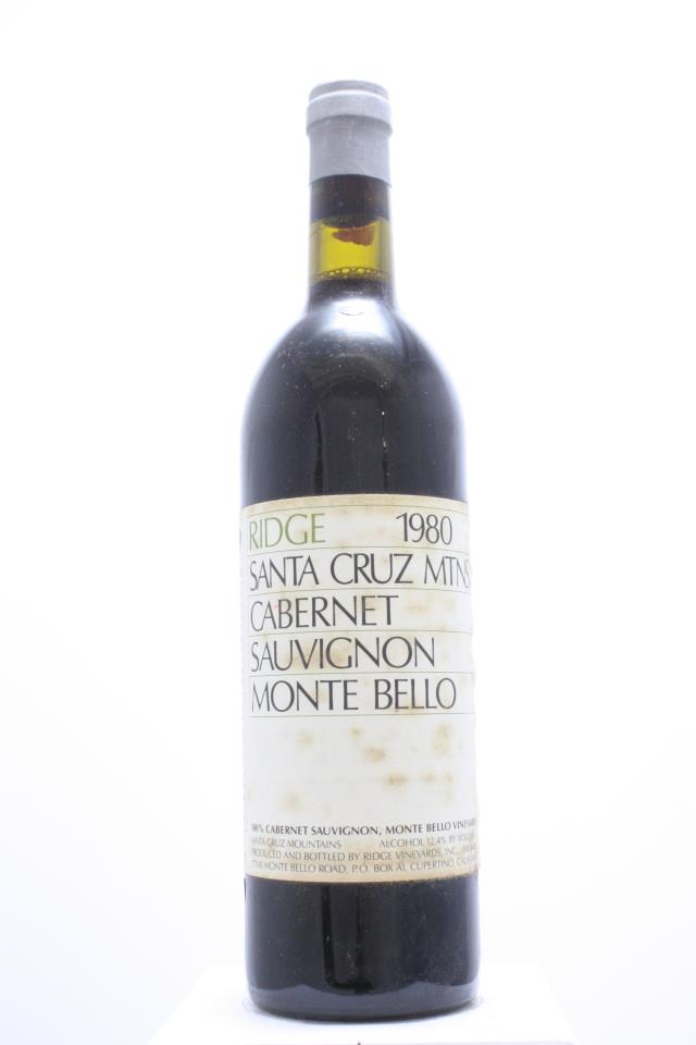 Ridge Vineyards Monte Bello 1980