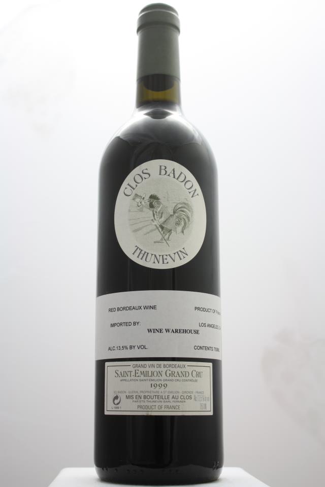 Clos Badon Thunevin 1999