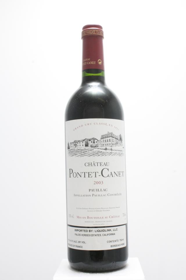 Pontet-Canet 2003