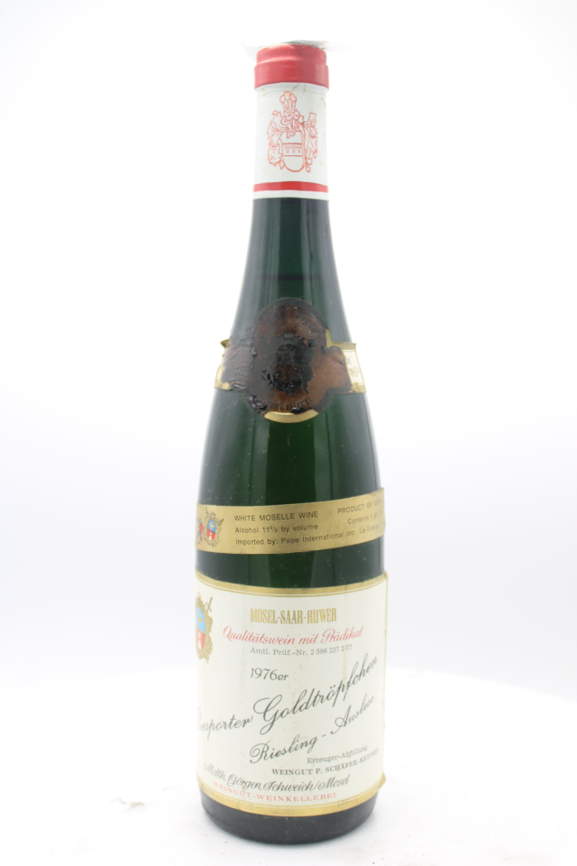 Weingut P. Schaefer-Kettern Piesporter Goldtropfchen Riesling Auslese #2 1976