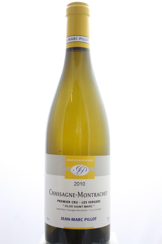 Jean-Marc Pillot Chassagne-Montrachet Les Vergers Clos Saint-Marc 2010