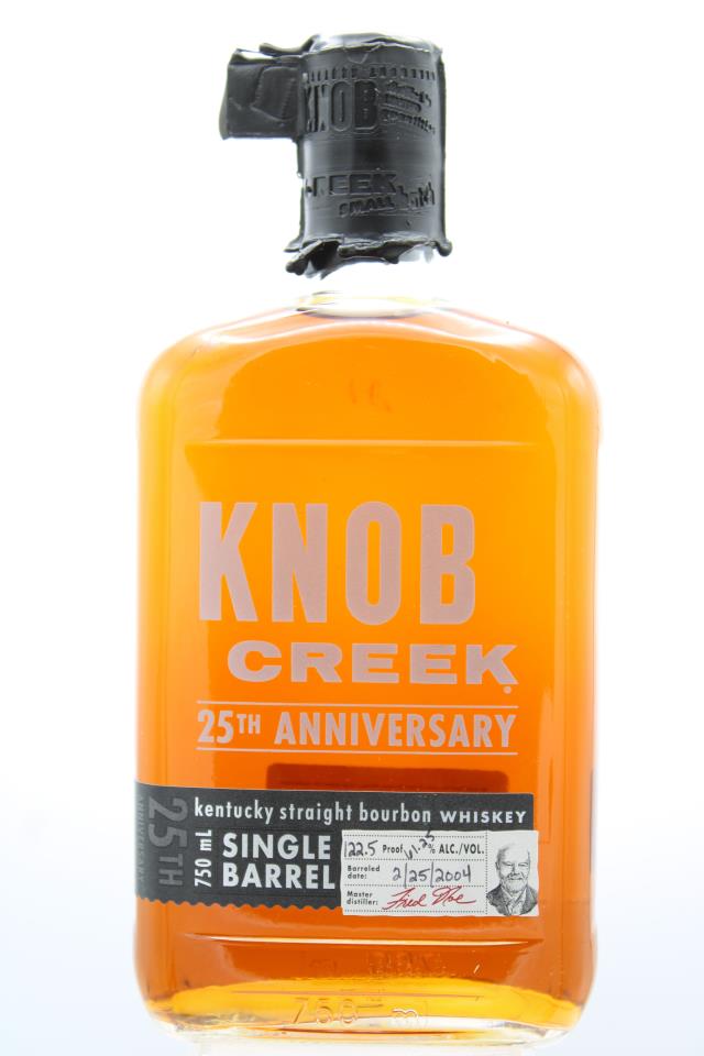 Knob Creek Kentucky Straight Bourbon Whiskey Single Barrel 25th Anniversary NV