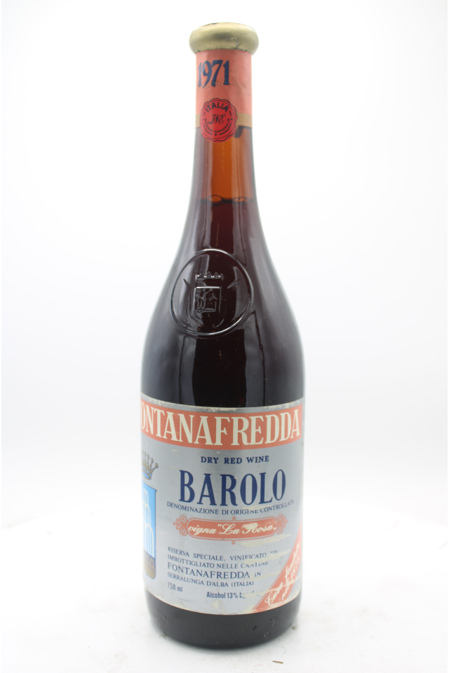 Fontanafredda Barolo La Rosa 1971