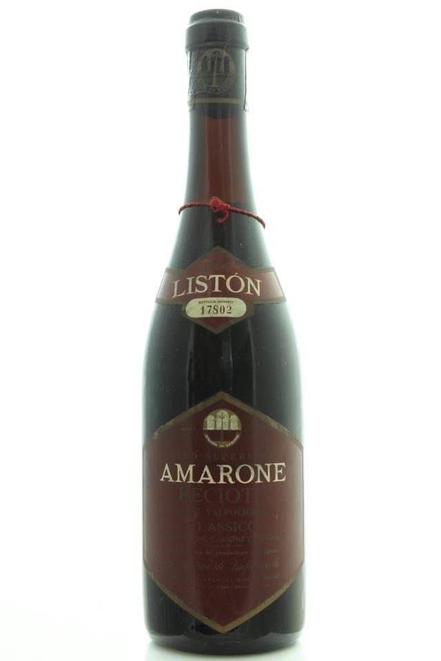 Liston Amarone Recioto della Valpolicella 1966