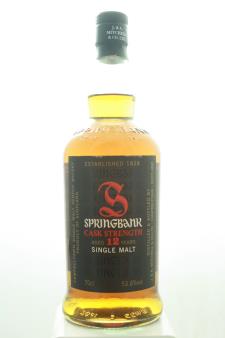 J & A Mitchell & Co (Springbank) Campbeltown Single Malt Scotch Whisky Cask Strength 12-Years-Old Batch #11 NV