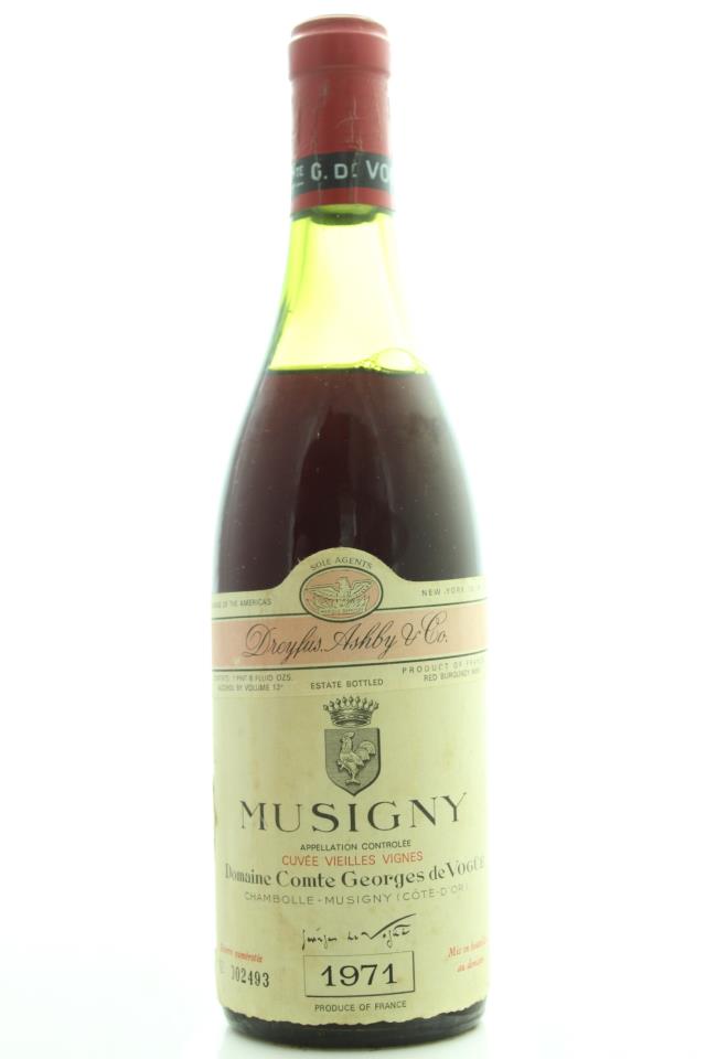 Comte Georges de Vogüé Musigny Cuvée Vieilles Vignes 1971