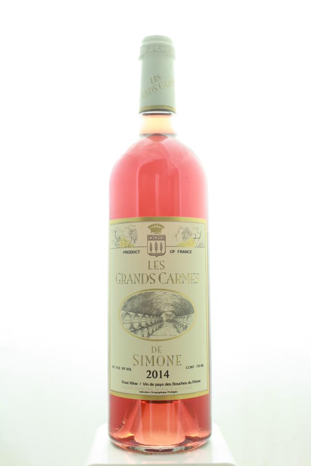 Château Simone Les Grands Carmes de Simone Rosé 2014
