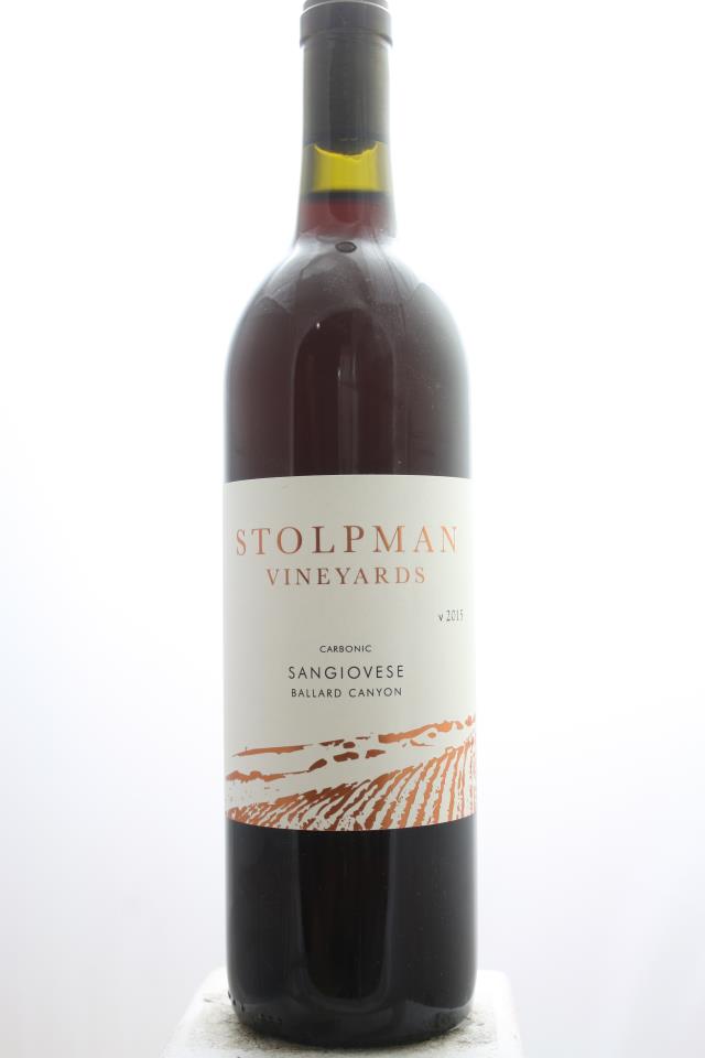 Stolpman Sangiovese Carbonic Ballard Canyon 2015