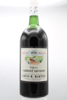 Louis Martini Cabernet Sauvignon Special Selection 1978