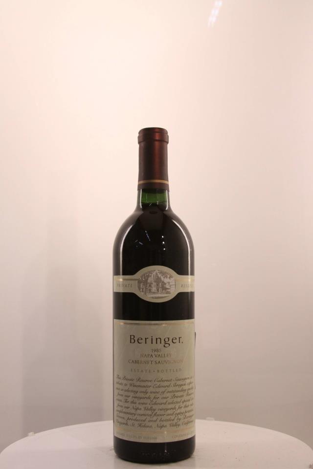 Beringer Vineyards Cabernet Sauvignon Private Reserve 1985