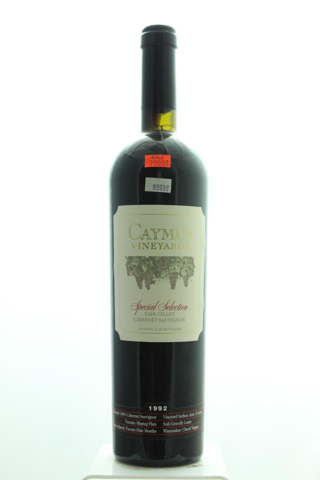 Caymus Cabernet Sauvignon Special Selection 1992