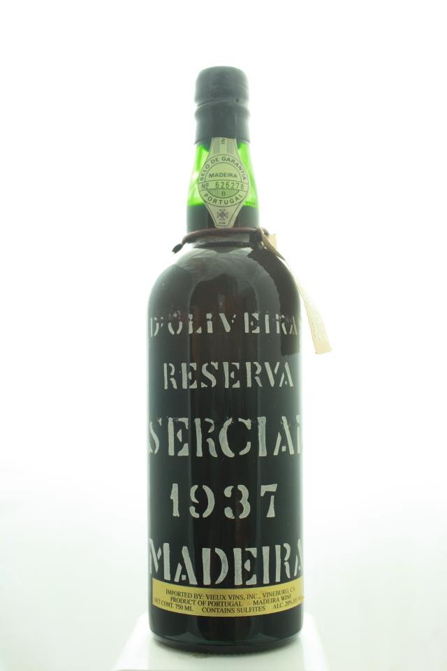 d'Oliveira Madeira Sercial Reserva 1937