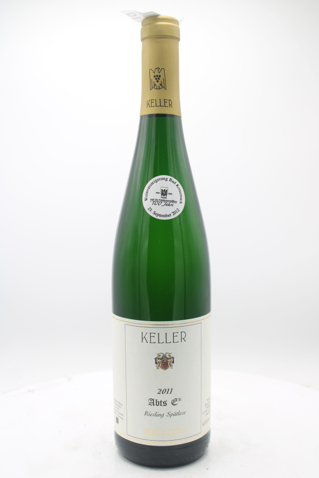 Keller Westhofener Brunnenhauschen Abts Erde Riesling Spatlese Goldkapsel #30 2011