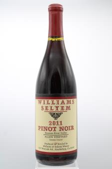 Williams Selyem Pinot Noir Allen Vineyard 2011