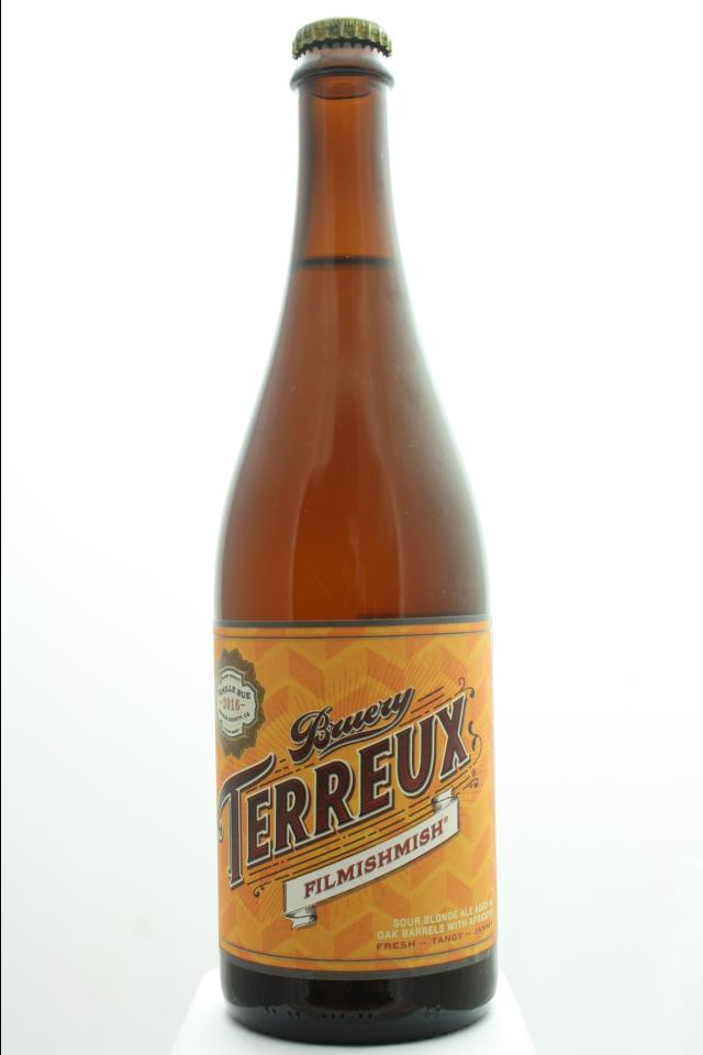 The Bruery Terreux Filmishmish Sour Blonde Ale Aged in Oak Barrels With Apricots 2016