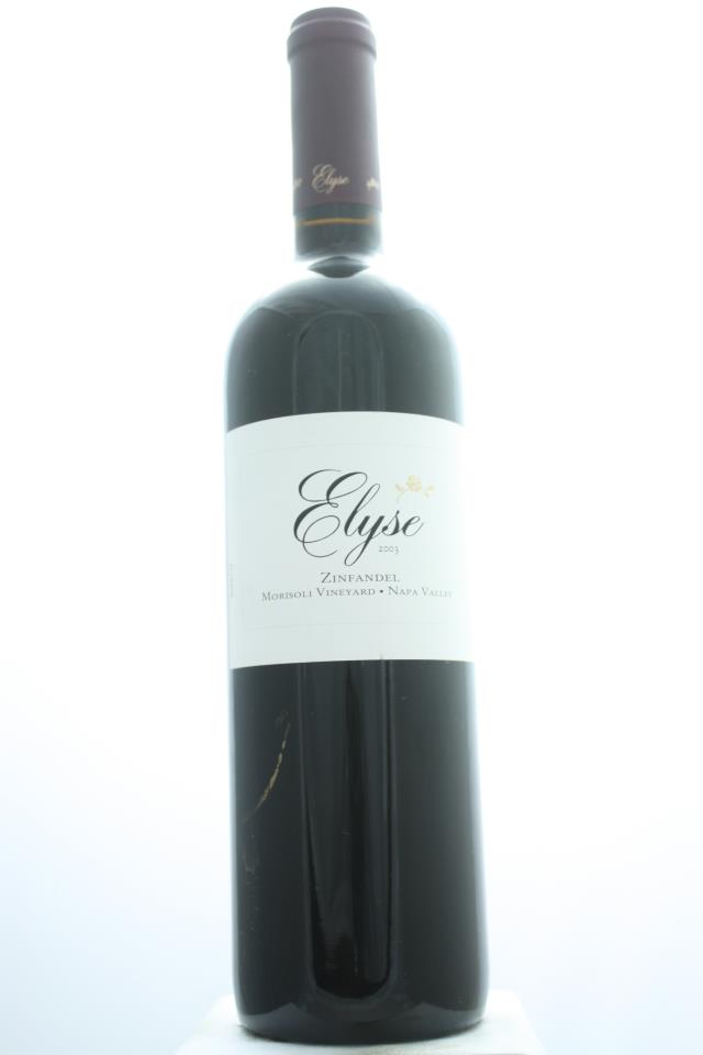 Elyse Zinfandel Morisoli Vineyard 2003