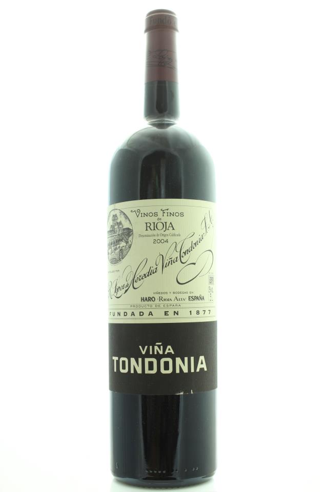 R. López de Heredia Rioja Tinto Reserva Viña Tondonia 2004