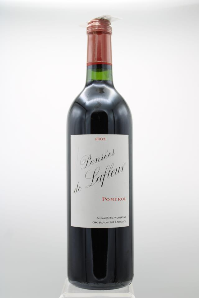 Pensées de Lafleur 2003