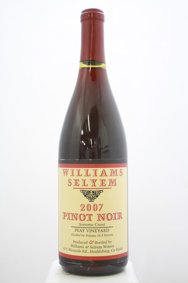 Williams Selyem Pinot Noir Peay Vineyard 2007