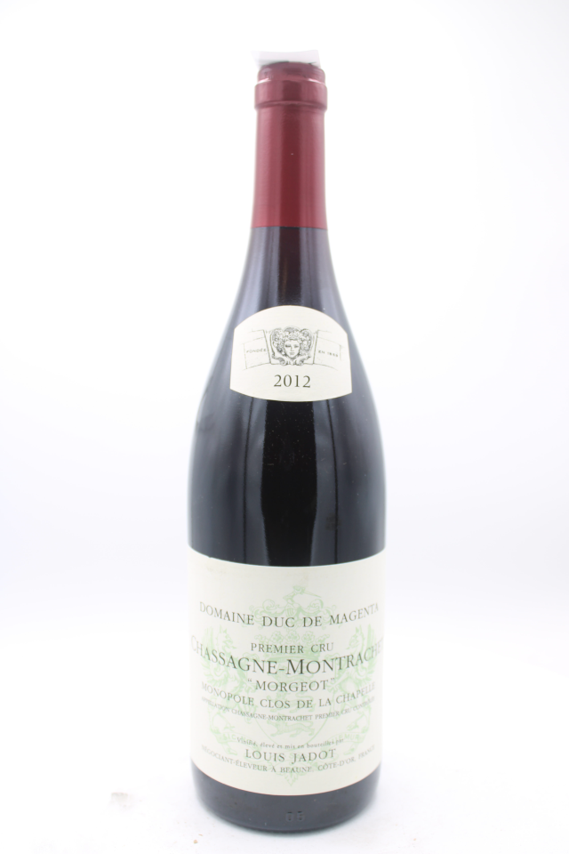 Louis Jadot Domaine du Duc de Magenta Chassagne-Montrachet Rouge Morgeot Clos de la Chapelle 2012