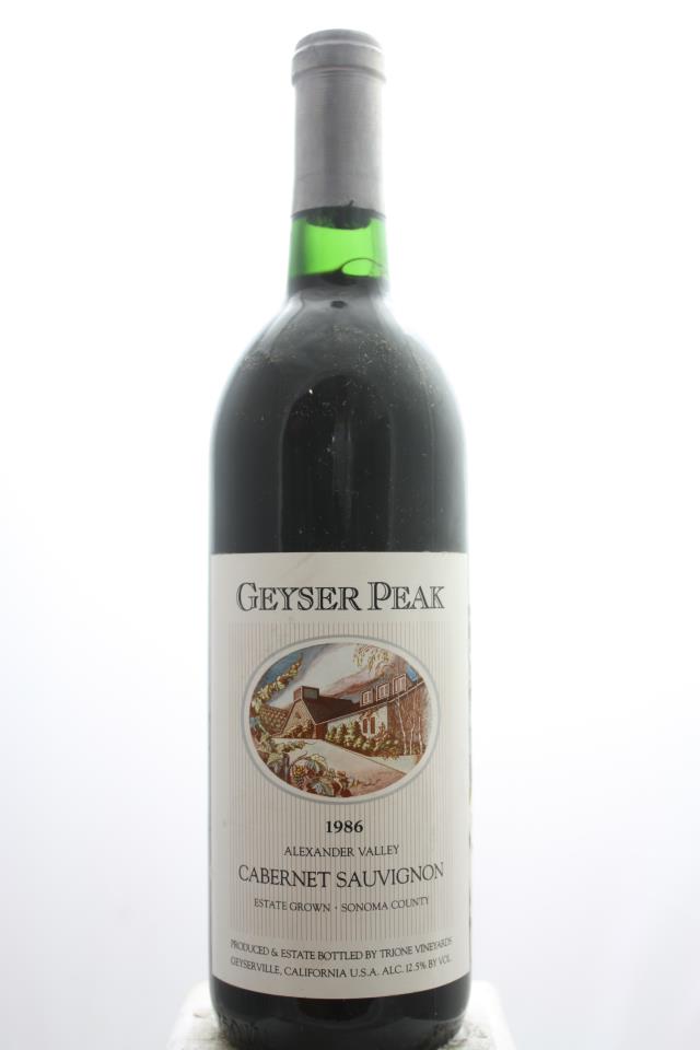 Geyser Peak Cabernet Sauvignon Estate 1986