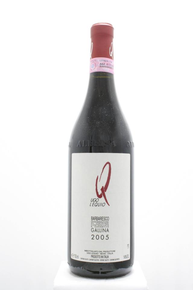 Ugo Lequio Barbaresco Gallina 2005