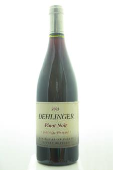 Dehlinger Pinot Noir Goldridge Vineyard 2003