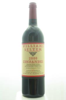 Williams Selyem Zinfandel Bacigalupi Vineyard 2000