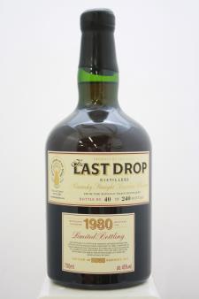 Buffalo Trace Distillery Kentucky Straight Bourbon Whiskey The Last Drop Limited Bottling Box Set 1980