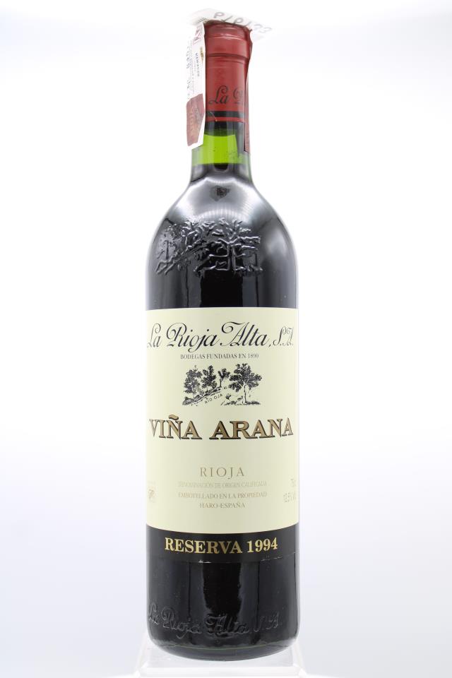 La Rioja Alta Vina Arana Reserva 1994