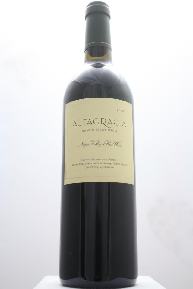 Araujo Estate Cabernet Sauvignon Altagracia 2000