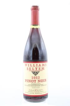 Williams Selyem Pinot Noir Precious Mountain Vineyard 2012