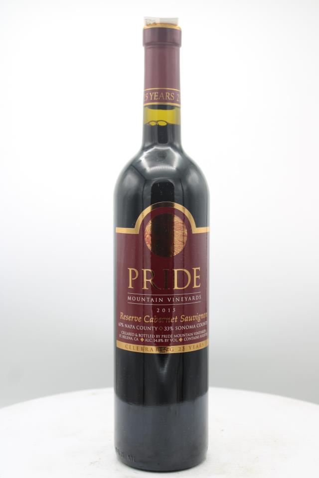 Pride Mountain Cabernet Sauvignon Reserve Sonoma County / Napa County 2015