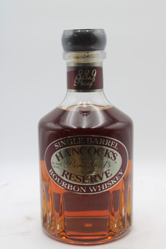 Buffalo Trace Distillery Hancock's Single Barrel Bourbon Whiskey President's Reserve NV